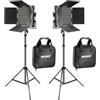 NEEWER 660 Pannello Luce LED Fotografia Kit d'Illuminazione:Luci Video Bicolore Dimmerabile 3200-5600K CRI 96+ & 190cm Cavalletto, Faretto LED Fotografico per Riprese Video e Foto Studio