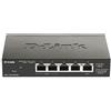 D-Link DGS-1100-05PDV2 Smart Switch Gestito Poe, 5 Porte Gigabit, 2 Porte Poe, Poe Passthrough, 802.3af/at, Supporto VLAN, Funzionalità Layer 2, QoS, 802.3az EEE, Senza Ventole