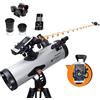 Celestron 22452 StarSense Explore LT114AZ Telescopio riflettore newtoniano, compatibile con app per smartphone, include due oculari, lente Barlow 2x, treppiede regolabile, iOS/Android