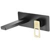IMEX Rubinetteria IMEX- SUECIA N/GOLD miscelatore incasso lavabo - BDC032-4NGOLD