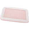 Colcolo Vasino per Cani Vassoio per addestramento WC Cucciolo Pipì Pad Holder Antiscivolo Rimovibile Vassoio per addestramento vasino in Rete Vasino per Cani, Rosa
