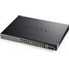 Zyxel 24-port PoE Gigabit Nebula Cloud Managed/L3 Switch di accesso, 16 x PoE+ & 10 x PoE++ @400W, 6 10G Uplink (2 Copper/4 SFP+) [XGS2220-30HP]