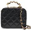 CHANEL Pre-Owned - Borsa tote Cube 1994-1996 - Donna - pelle lucida - Taglia unica - Nero