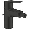 Grohe QuickFix Start 325602432 miscelatore monocomando per bidet con piletta scarico a tirante, finitura nero opaco