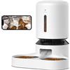 Petlibro - Mangiatoia Granary Dual con videocamera 5L - Bianco - PL-AF203-96W