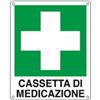 CARTELLI SEGNALATORI Cartello segnalatore - 16x21 cm - CASSETTA DI MEDICAZIONE - alluminio - Cartelli Segnalatori (unità vendita 1 pz.)
