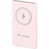 Verbatim - Power Bank Wireless - 5000 mAh - Rosa - 32243 (unità vendita 1 pz.)