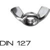 INOX MARE S.r.l. DIN 315 M8 Dadi ad aletta
