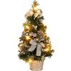 Keptfeet Albero di Natale | Prelit Piccolo Albero di Natale con Luci - Albero di Natale Illuminato Decorazione da Tavolo Ornamenti Artificiali per Alberi a LED per la Decorazione Natalizia