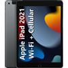 Apple iPad 2021 64GB Wi-Fi + Cellular 10.2" Tablet Space Grey A13 9a Gen. MK473