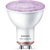 Philips by Signify Philips LED Lampadina Smart Dimmerabile Luce Bianca o Colorata Attacco GU10 50W