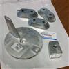 TREM KIT ANODI IN ALLUMINIO YAMAHA SELVA F40 60 4T PINNA + 3 CAVALLETTO + CUBO PIEDE