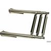 motomarine SCALETTA 3 GRADINI TELESCOPICA PER PLANCETTA CON TUBI OVALI GRADINO MAGGIORATO.