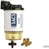 MOTOMARINE 1 FILTRO SEPARATORE SACS CON CALOTTA TRASPARENTE DECANTATORE ACQUA ALLU+OTTONE