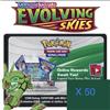 x 50 POKEMON TCG ONLINE CODES EVOLVING SKIES Codici Evoluzioni Eteree Rayquaza V