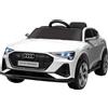 Giordanoshop Macchina Elettrica per Bambini 12V con Licenza Audi E-Tron Sportback Bianco