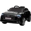 Giordanoshop Macchina Elettrica per Bambini 12V con Licenza Audi E-Tron Sportback Nera