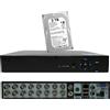RVT DVR 16 CANALI HD 2 TB 16 CANALI PROFESSIONALE SERVER ITALIANO HARD DISK 2000 GB