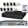 RVT Kit Videosorveglianza con 8 Telecamere Bullet XVR 8 Canali ed Hard Disk 1000 GB