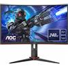 Aoc Monitor Gaming 31.5" Curvo Full HD 240 Hz HDMI Ports C32G2ZE/BK AOC