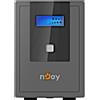 Njoy Gruppo Di Continuità 1500VA 900W Stabilizzatore Batterie 12V 9A Onda Simulata
