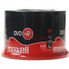 Maxell DVD -R Maxell vergini STOCK 4.7GB 120MIN 16X in CAKE 50 + 1cd verbatim 275610