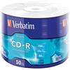 Verbatim 43787 - CD-R Extra Protection 700MB 80 Min 52X Cellwrap - 50x20 CD-R