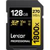 Lexar Scheda SD Professional SDXC Oro 128GB 1800x UHS-II V60