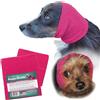 ZONI PETS Happy Hoodie The Original Dog & Cat Calming Band - Marchio americano - sollievo dall'ansia/protezione dal rumore - toelettatura - tuono - fuochi d'artificio confezione da 2 rosa (1 piccolo, 1 grande