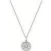 AMEN Collana in argento fiore della vita