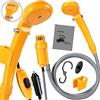 monzana® Doccia da Campeggio Adattatore Auto 12V Custodia Tubo Flessibile 2 m Cavo Alimentazione 5 m Doccia da Giardino