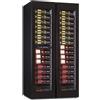 Ristoattrezzature Modello: 10817001423042,Cantina vini 2 ante refrigerazione ventilata capacità 217 bottiglie 3 zone di temperatura +2 +20 °C/ +2 +12 °C/ +12 +20 °C 92x69x180,4h cm