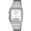 Casio vintage AQ-230A-7DMQYES GMT quadrante bianco