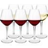 Michley Infrangibile Tritan Calici da Vino Rosso Plastica Dura, Bicchiere Vino da Campeggio da Viaggio BPA-Libera, 440 Ml (15 Oz) Set di 6