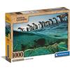 Clementoni- National Geographic Geographic-1000 Puzzle Adulti, Made in Italy, Colore 1000 Pezzi-Gentoo Penguis, 39730