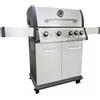 Giordanoshop Barbecue a Gas GPL Montana 4 Fuochi + 1 con Fornello Laterale 133x57x114 h cm