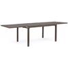 Giordanoshop Tavolo Allungabile da Giardino 135-270x90x75h cm Pelagius Coffee