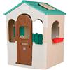 Giordanoshop Casetta Gioco per Bambini 106x123x126 cm in Plastica Country Manor