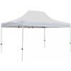 Giordanoshop Gazebo Holiday 3x4,5 m in Acciaio Bianco