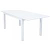 Giordanoshop Tavolo Cuba Allungabile 150/210x90x75 h cm in Alluminio Bianco