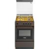 De Longhi Cucina a Gas 4 Fuochi Forno a Gas 50x50 cm Coperchio - SGK 554 GN N