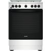 Indesit Cucina a Gas 4 Fuochi con Forno Elettrico Ventilato A IS67G4PHXE Indesit