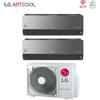 LG Climatizzatore Condizionatore Lg Dual Artcool Mirror Specchio 12+12 Mu2r17 Ul0