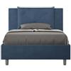 Giordanoshop Letto Singolo 80x200 cm Senza Rete Appia Blu