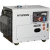 Hyundai Generatore diesel silenziato trifase Hyundai DHY8000SE3 + ATS gruppo elettrogeno
