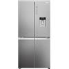 Haier CUBE 83 SERIE 5 HCW58F18EHMP Frigorifero Frigorifero/Total No Frost/Smart Hon-App/Dispenser Acqua & Macchina per cubetti di ghiaccio/ABT Pro/HumidityZone/MySwitchZone/Acciaio inossidabile