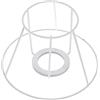 ORFOFE Lampadario Ferro Struttura Resistente Per Paralumi Moderni e Retro Facil Installare Adatto Per Lampade Sospese Tavolo Decorabile Con Tessuti Colorati
