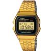 Casio A-159WGEA-1E Orologio Uomo Vintage, Crono, Illuminazione, Batt.7 anni