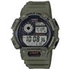 Casio AE-1400WH-3AVEF Orologi Uomo Batt. 10 anni, 5 Sveglie