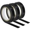 PATIKIL 32.8Ft Presa Finitura Nastro 3 Pacco PVC Racchette Rifinitura Nastri Racchette Accessori Guarnizioni Adesive per Tennis Badminton Nero